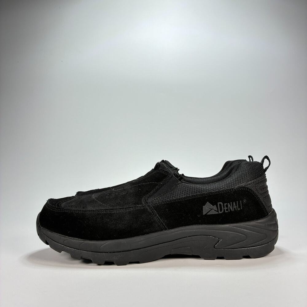 Denali Aleutian Black Suede Slip On Comfort Outdoor Loafers Shoes Men's Size 11 - Picture 4 of 10